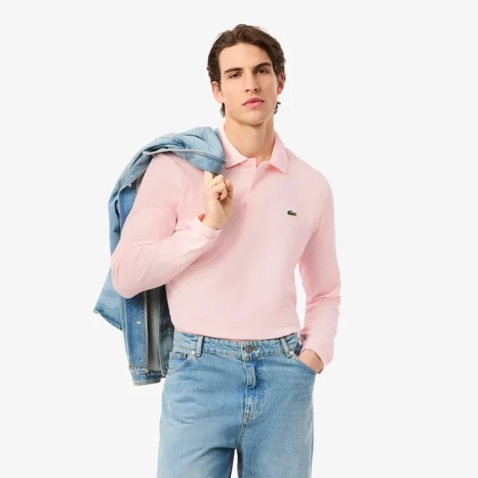 Erkek Klasik Kesim Uzun Kollu L.12.12 Polo Tişört