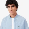 Erkek Kısa Kollu Normal Kesim Gingham Gömlek