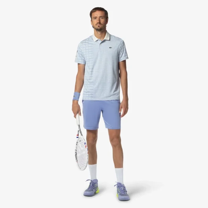 Erkek Lacoste Tennis X Daniil Medvedev Polo Tişört
