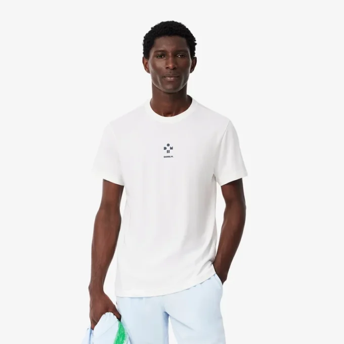 Erkek Lacoste Tennis X Daniil Medvedev Ultra Dry Tişört