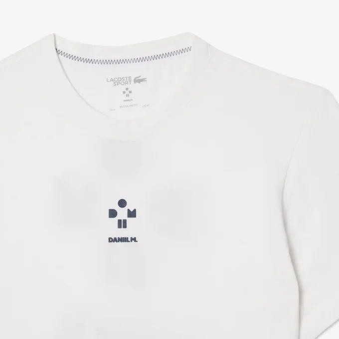 Erkek Lacoste Tennis X Daniil Medvedev Ultra Dry Tişört