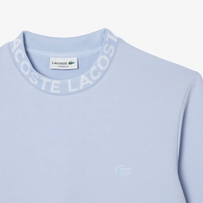 Erkek Logo Bisiklet Yaka Sweatshirt