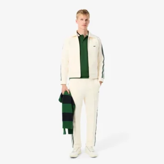 Erkek Made in France Klasik Kesim Çizgili Yakalı Polo Tişört