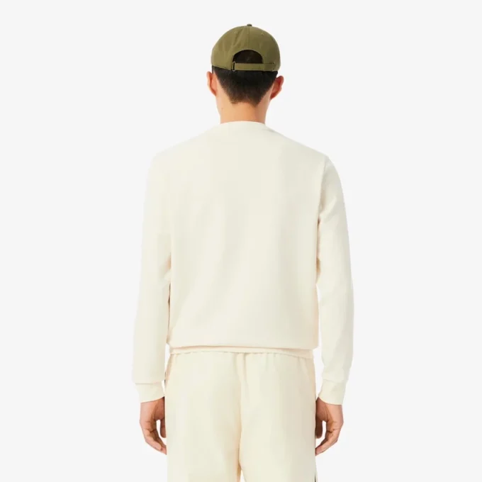 Erkek Markalı Çizgili Tenis Sweatshirt