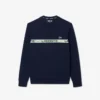 Erkek Markalı Çizgili Tenis Sweatshirt