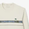 Erkek Markalı Çizgili Tenis Sweatshirt