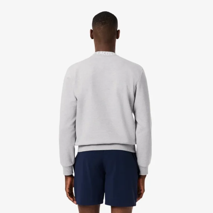 Erkek Markalı Jersey Sweatshirt