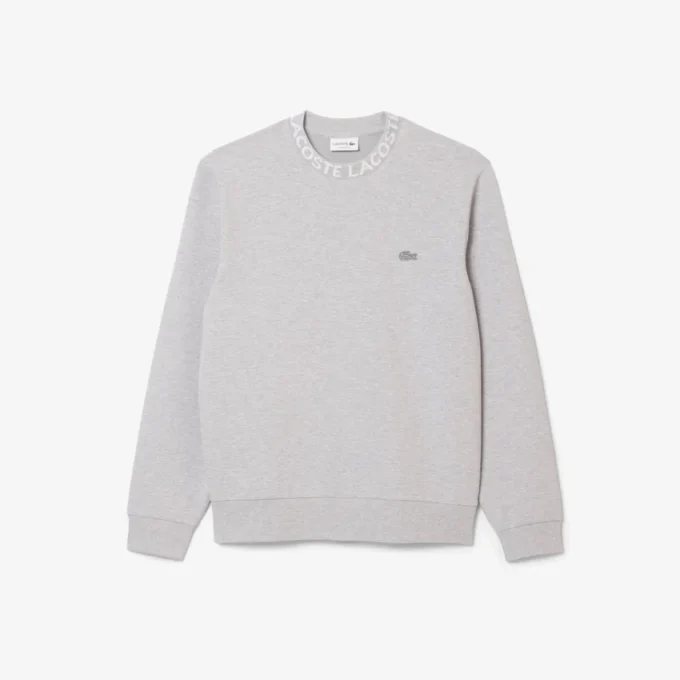 Erkek Markalı Jersey Sweatshirt