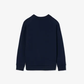 Erkek Monogram Baskılı Polar Sweatshirt