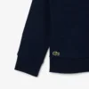 Erkek Monogram Baskılı Polar Sweatshirt