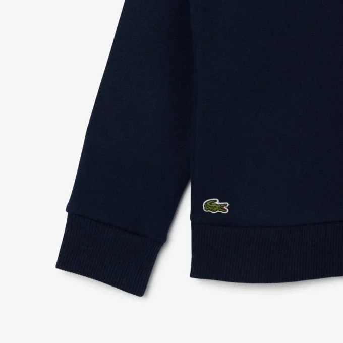 Erkek Monogram Baskılı Polar Sweatshirt