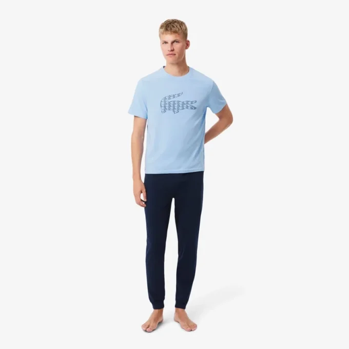 Erkek Monogram Jersey Pijama Takımı
