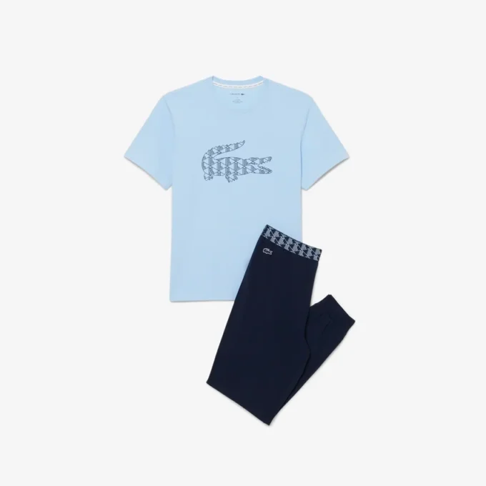 Erkek Monogram Jersey Pijama Takımı