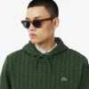 Erkek Monogram Polar Kapüşonlu Sweatshirt