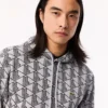 Erkek Monogram Polar Kapüşonlu Sweatshirt