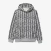 Erkek Monogram Polar Kapüşonlu Sweatshirt