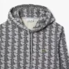 Erkek Monogram Polar Kapüşonlu Sweatshirt