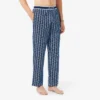Erkek Monogram Poplin Pijama Pantolonu