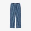 Erkek Monogram Poplin Pijama Pantolonu