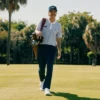 Erkek Nakışlı Kadife Golf Şapkası