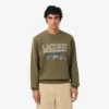 Erkek Nakışlı Motifli Polar Sweatshirt