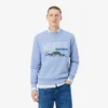 Erkek Nakışlı Motifli Polar Sweatshirt