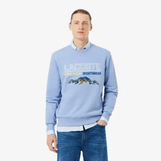 Erkek Nakışlı Motifli Polar Sweatshirt