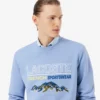 Erkek Nakışlı Motifli Polar Sweatshirt