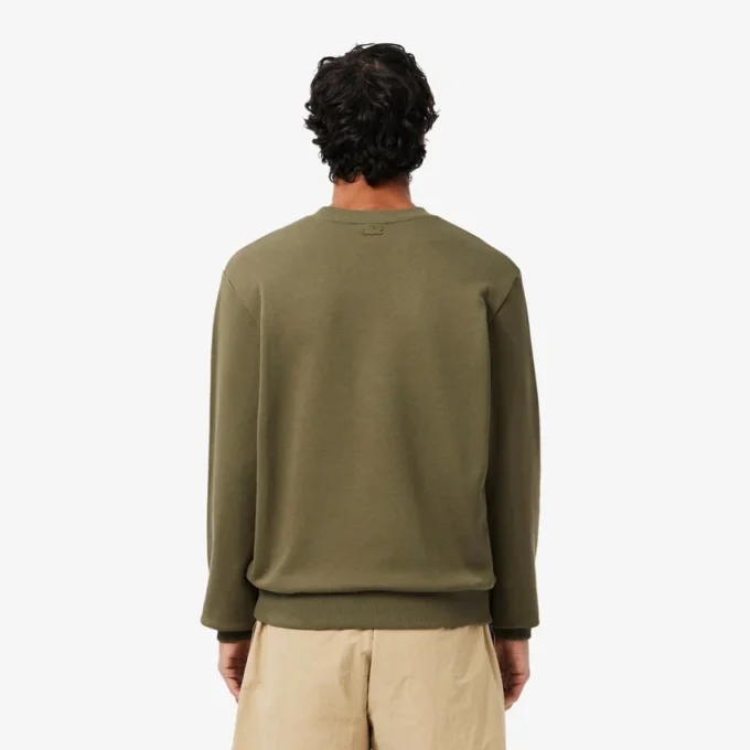 Erkek Nakışlı Motifli Polar Sweatshirt