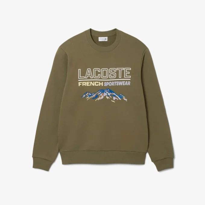 Erkek Nakışlı Motifli Polar Sweatshirt