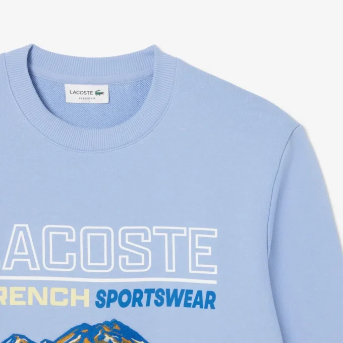 Erkek Nakışlı Motifli Polar Sweatshirt
