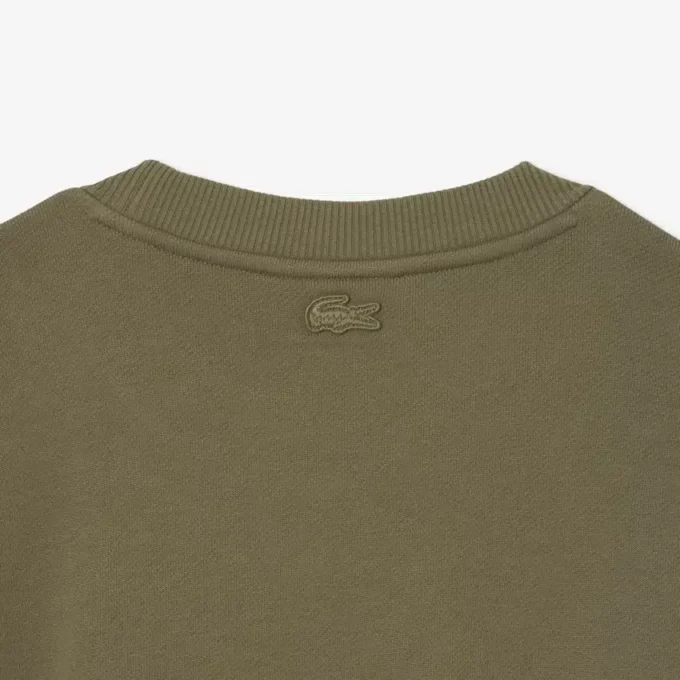 Erkek Nakışlı Motifli Polar Sweatshirt