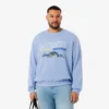 Erkek Nakışlı Motifli Polar Sweatshirt