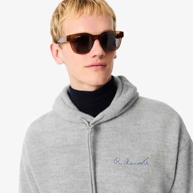 Erkek Nakışlı İmza Kapüşonlu Sweatshirt