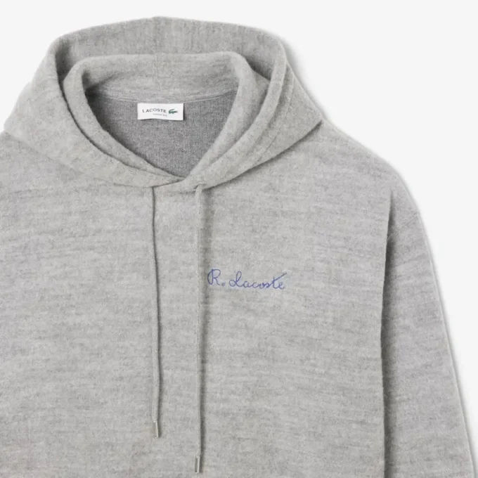 Erkek Nakışlı İmza Kapüşonlu Sweatshirt