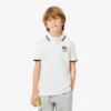Erkek Çocuk Çizgili Yakalı Petit Piqua Polo Tişört