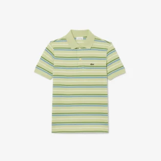Erkek Çocuk Kontrast Çizgili Petit Piqua Polo Tişört