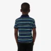 Erkek Çocuk Kontrast Çizgili Petit Piqua Polo Tişört