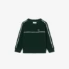 Erkek Çocuk Logo Çizgili Polar Sweatshirt
