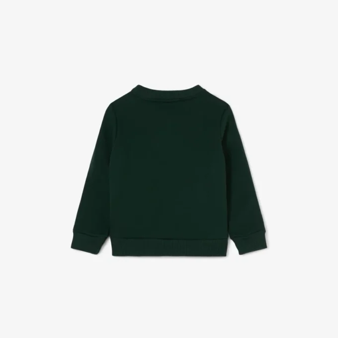 Erkek Çocuk Logo Çizgili Polar Sweatshirt
