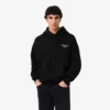 Erkek Çok Desenli Polar Kapüşonlu Sweatshirt