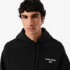 Erkek Çok Desenli Polar Kapüşonlu Sweatshirt