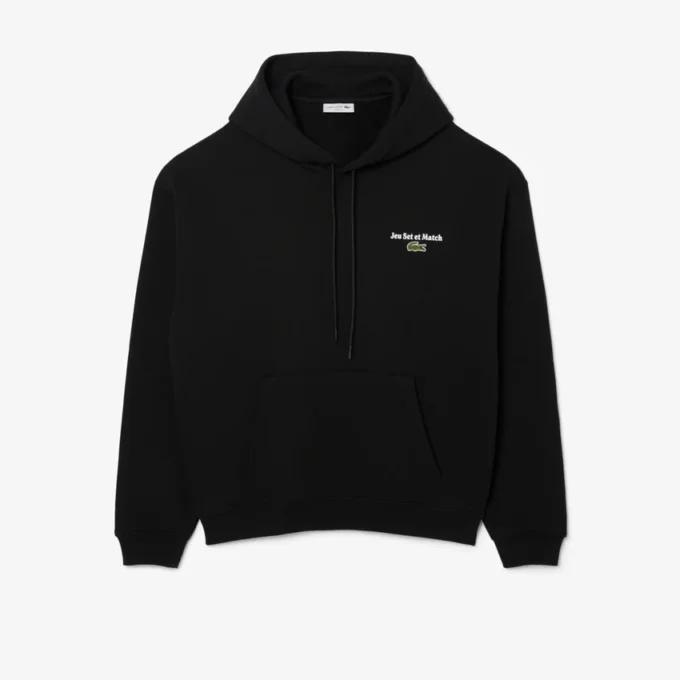 Erkek Çok Desenli Polar Kapüşonlu Sweatshirt