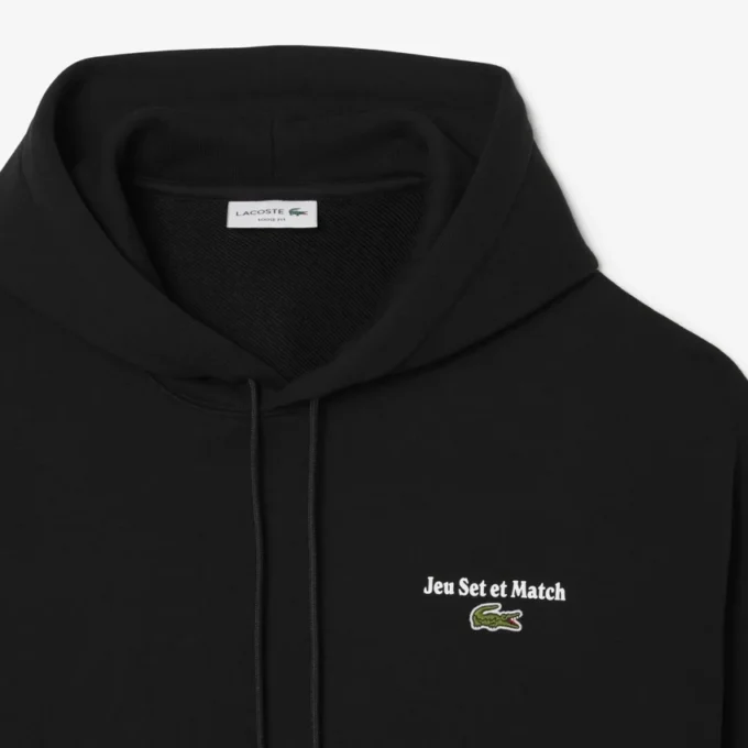 Erkek Çok Desenli Polar Kapüşonlu Sweatshirt