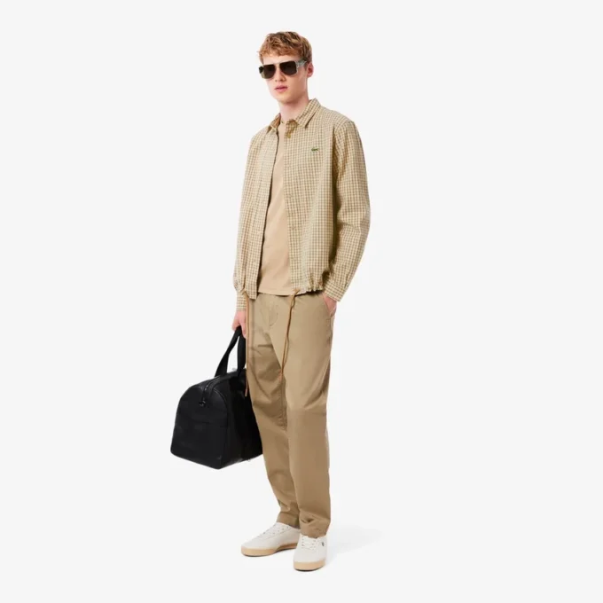 Erkek Oversized Ağır Pamuklu Ekose Overshirt