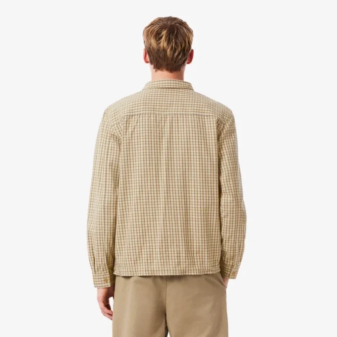 Erkek Oversized Ağır Pamuklu Ekose Overshirt