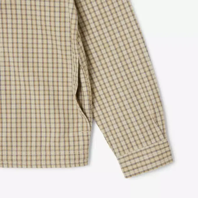 Erkek Oversized Ağır Pamuklu Ekose Overshirt