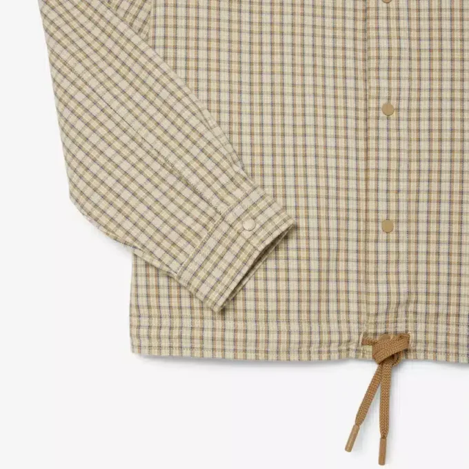 Erkek Oversized Ağır Pamuklu Ekose Overshirt