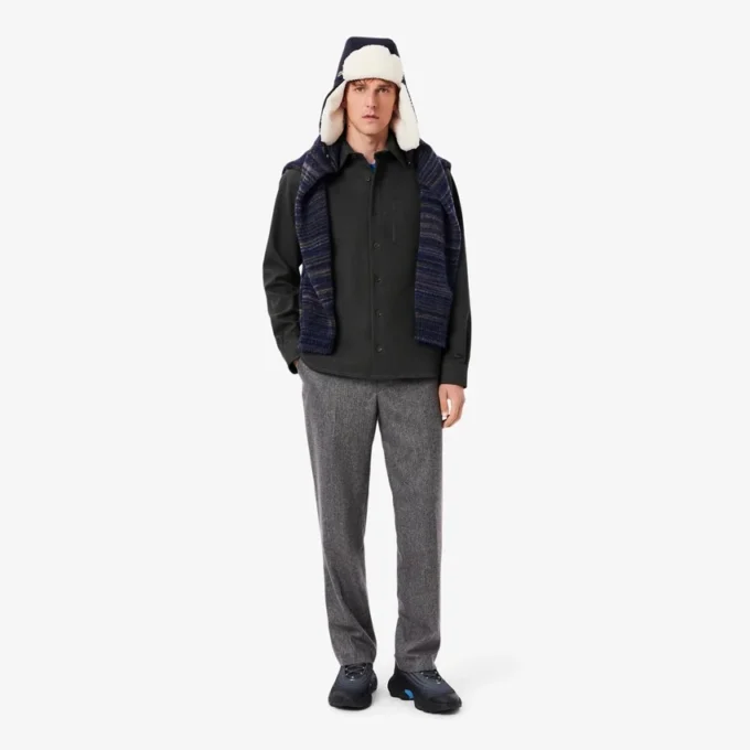 Erkek Oversized Çift Yüzlü Overshirt