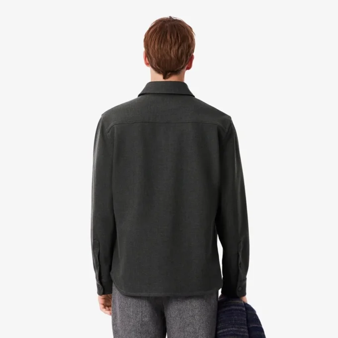 Erkek Oversized Çift Yüzlü Overshirt